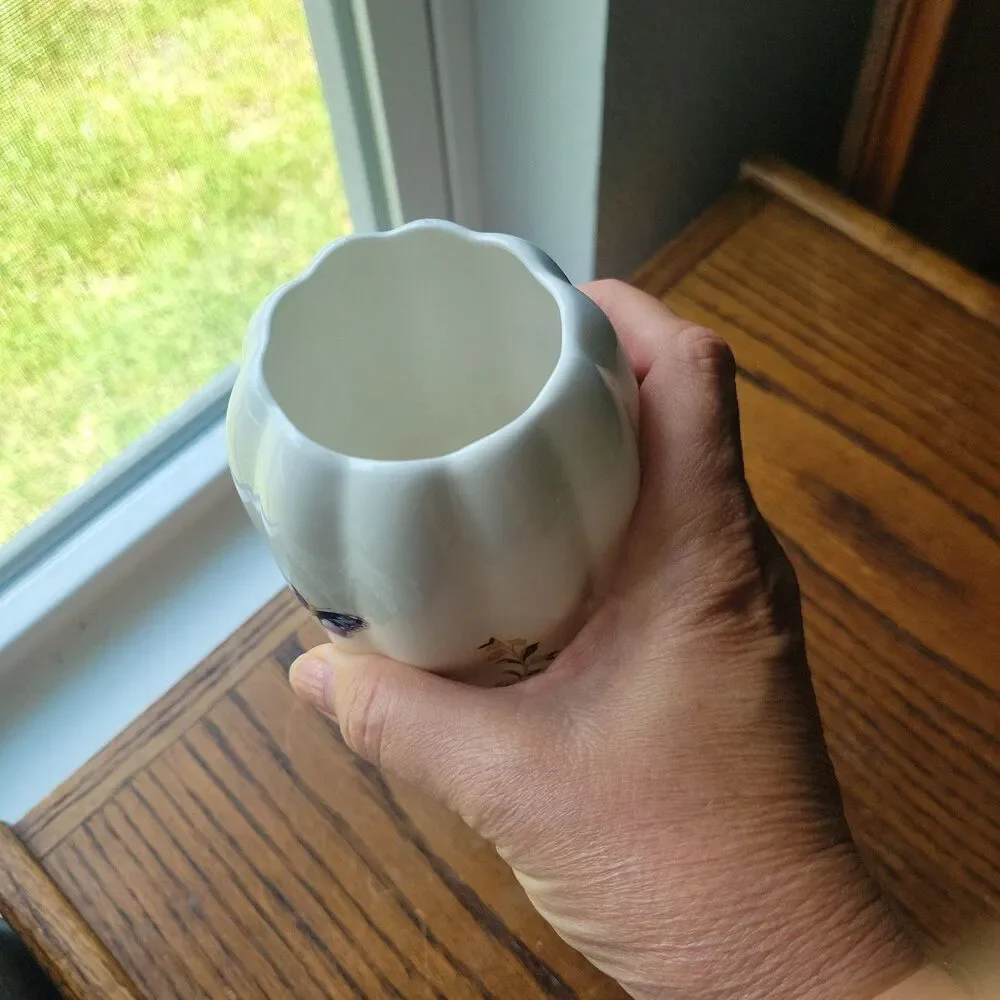 VTG Aynsley Bone China Vase Cottage Garden 6